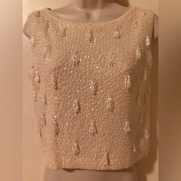AGE Enterprises, Double Breasted Sequined Blouse, Size 36, (US Med), - Picture 1 of 5